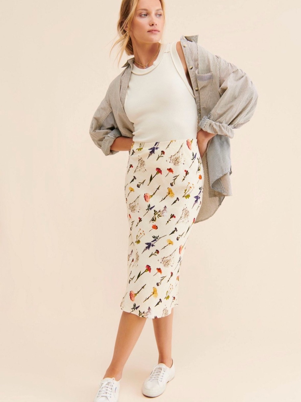 Lisa Says Gah Sandy Slip Skirt Size XS